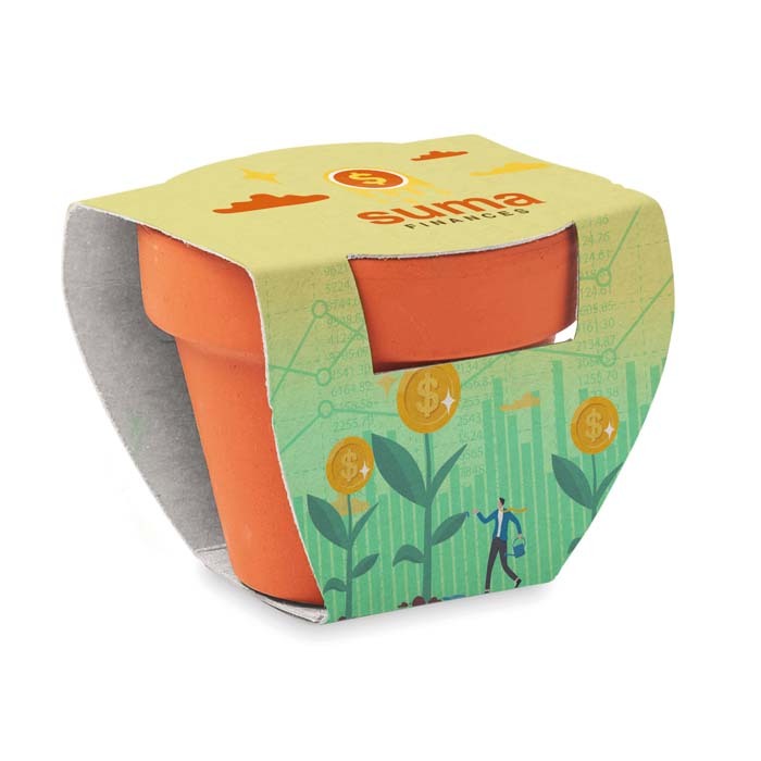 YC6146 Choisissez l'une des 4 tailles de pots en terre cuite. publicitaire personnalisé - vue 5