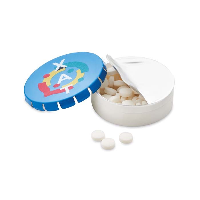 YC7232 Env. 12gr. de bonbons à la menthe sans sucre dans une boîte en plastique et u... publicitaire personnalisé - vue 5