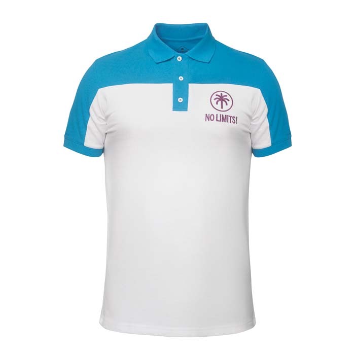 CG1010 Polo bicolore en coton 190gsm publicitaire personnalisé - vue 6