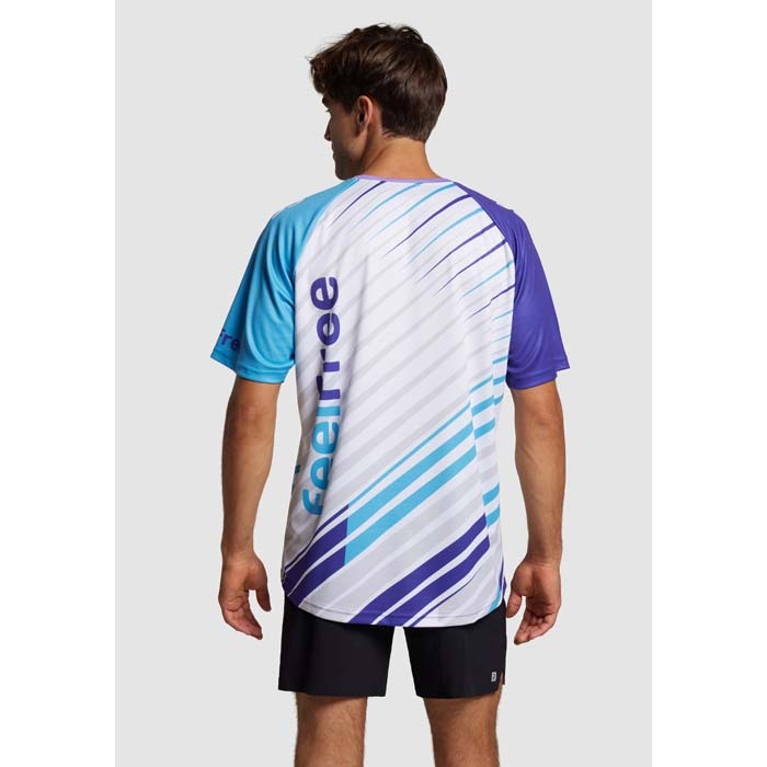 CG1021 Maillot raglan sublimé à col ras du cou en maille polyester. publicitaire personnalisé - vue 6