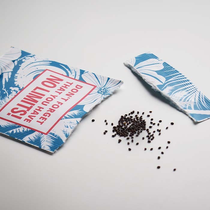 MG6901 Enveloppe en papier blanc avec les graines de votre choix. publicitaire personnalisé - vue 6