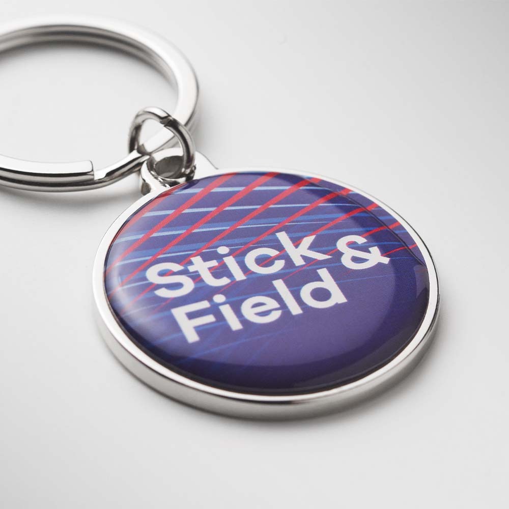 MK5008 Porte-clés NFC bombé en fer de forme ronde publicitaire personnalisé - vue 6