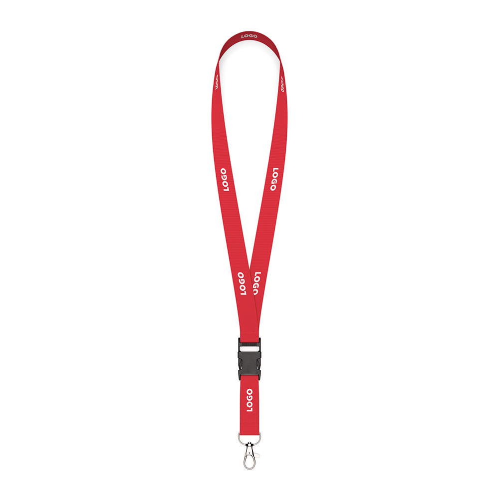 ML1203 Lanyard RPET avec boucle et impression 1 couleur sur 1 côté. publicitaire personnalisé - vue 6