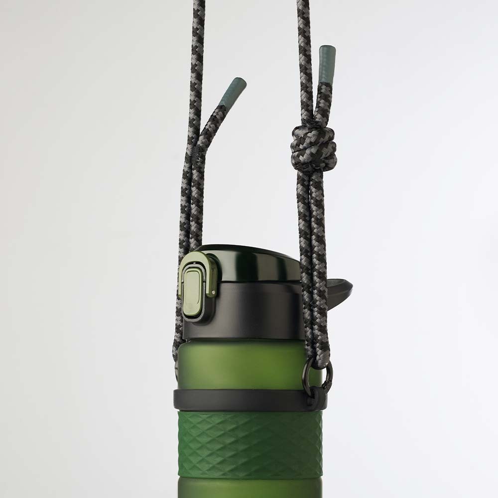 MLBH05 Porte-bouteille bandoulière bicolore avec étiquette logo selon votre design. publicitaire personnalisé - vue 6