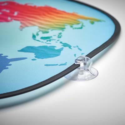 MPCS44 Jeu de pare-soleil de voiture pliable en quadrichromie publicitaire personnalisé - vue 6