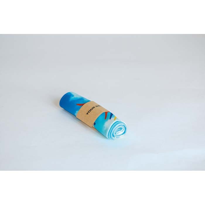 MPCT11 Serviette rafraîchissante 100&nbsp;% RPET (140 g/m²). publicitaire personnalisé - vue 6