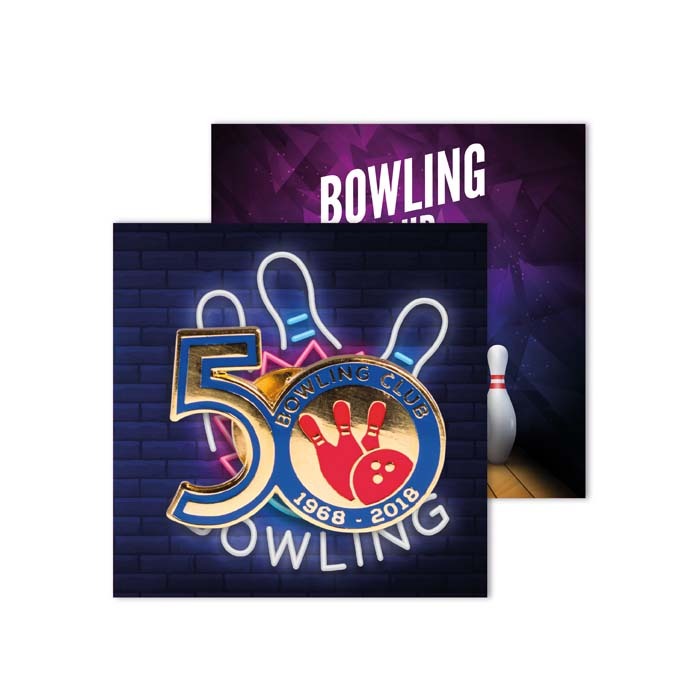 MPIN02 Pin's en fer avec un motif eninmitation émail dur jusqu'à 3 couleurs. publicitaire personnalisé - vue 6