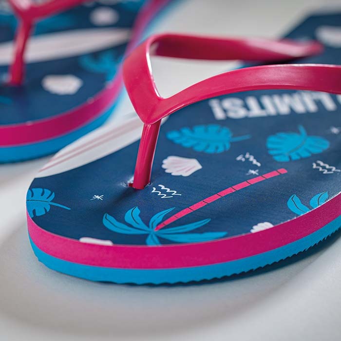 MU5002 Tongs de plage à deux couches : laissez les empreintes de votre logo dans le ... publicitaire personnalisé - vue 6