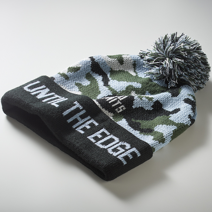 MW1010 Bonnet en acrylique à motif jacquard personnalisé avec pompon. publicitaire personnalisé - vue 6