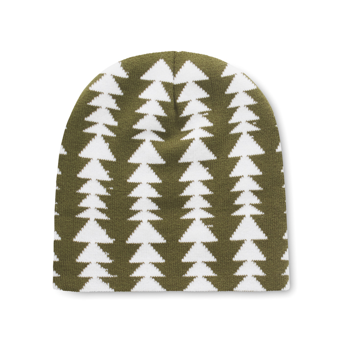 MW1011 Bonnet jacquard en acrylique à motif personnalisé. publicitaire personnalisé - vue 6