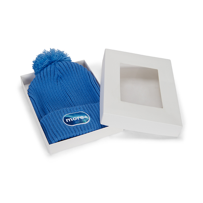 MW1023 MW1023 Bonnet classique en acrylique côtelé avec pompon publicitaire personnalisé - vue 6