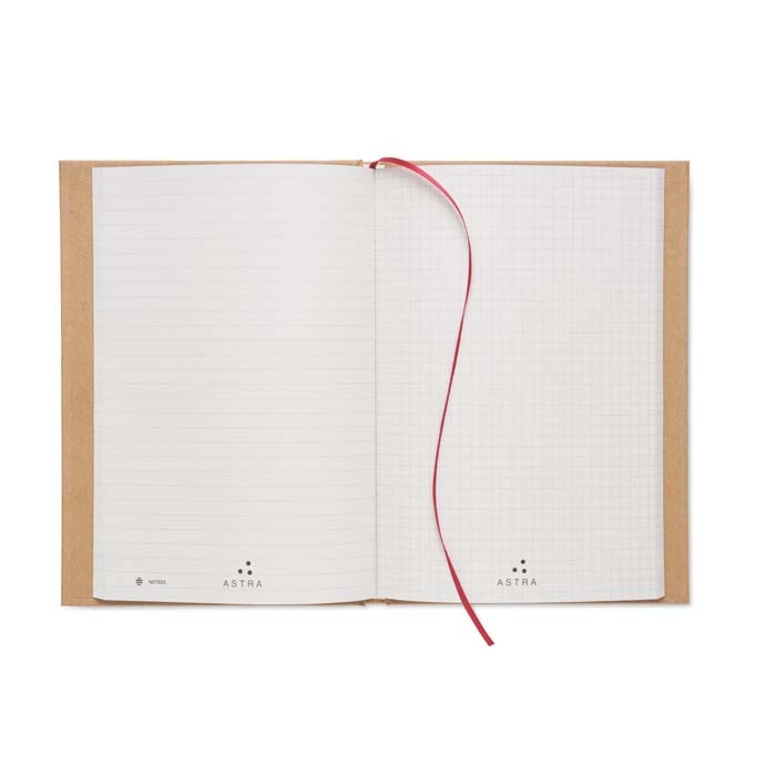 NOTEE5 Carnet A5 à couverture rigide feuilles papier recyclé personnalisées. publicitaire personnalisé - vue 6