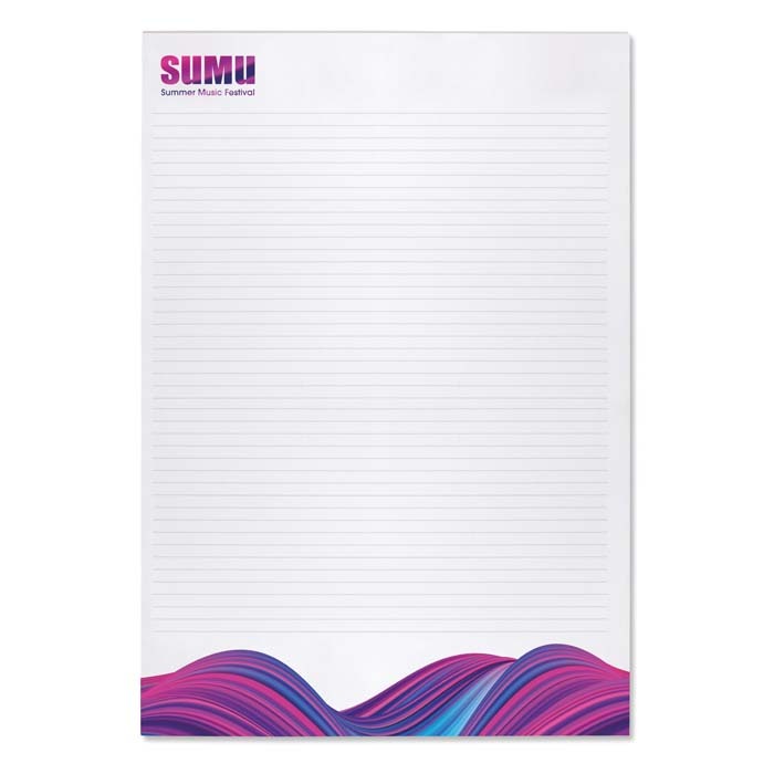 NPADA4 Bloc-notes au format A4 avec feuilles personnalisées. publicitaire personnalisé - vue 6