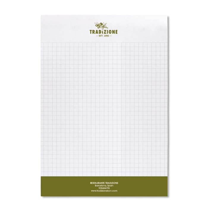 NPADA5 Bloc-notes au format A5 avec feuilles personnalisées. publicitaire personnalisé - vue 6