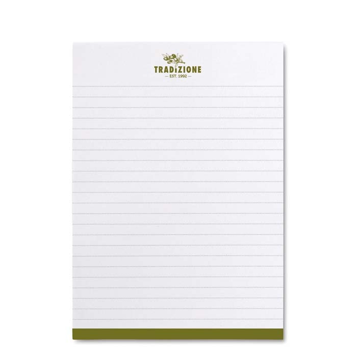 NPADA6 A6 size writing pad with your design sheets. publicitaire personnalisé - vue 6