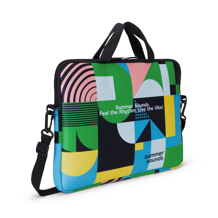 MB5008 Pochette pour ordinateur portable en néoprène sublimé avec fermeture éclair. publicitaire personnalisé - vue 7