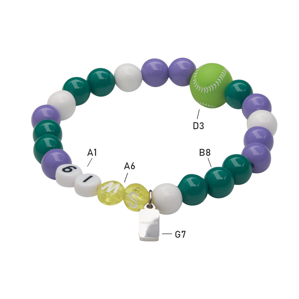 MCHM03 Bracelets à breloques personnalisés selon votre design avec la plus large gam... publicitaire personnalisé - vue 7