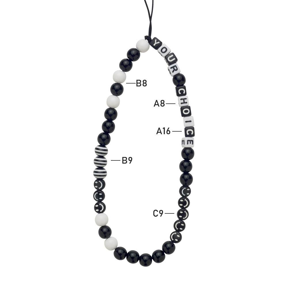 MCHM05 Bracelet à charms de poignet pour téléphone avec cordon de fixation. publicitaire personnalisé - vue 7