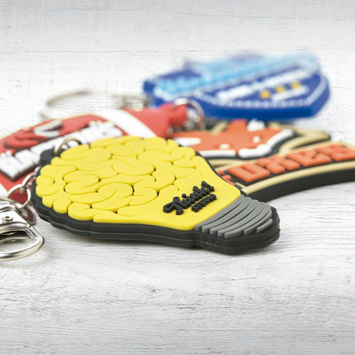 MK1001 Votre motif sur 1 face et un anneau fendu standard. (≤25cm2) publicitaire personnalisé - vue 7