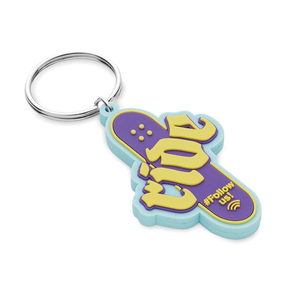 MK5005 Porte-clés NFC personnalisé en caoutchouc PVC avec un logo sur une seule face. publicitaire personnalisé - vue 7