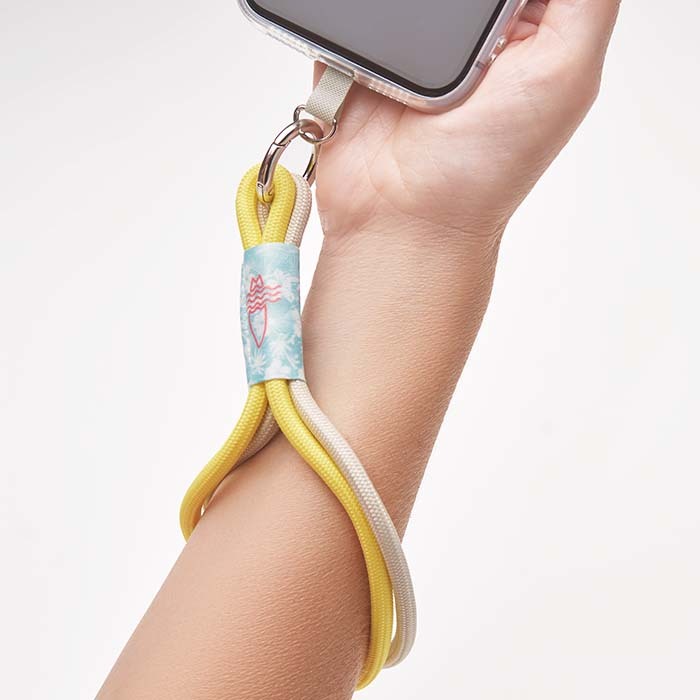 ML1067 Double cordon : Porte-clés keytag et porte-téléphone. publicitaire personnalisé - vue 7