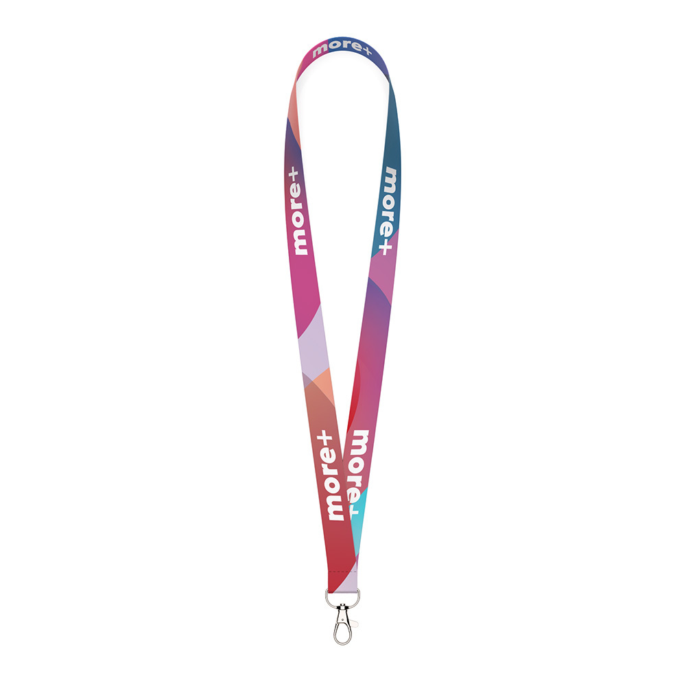 ML1104 Lanyard avec votre motif en quadri sur les deux faces. publicitaire personnalisé - vue 7