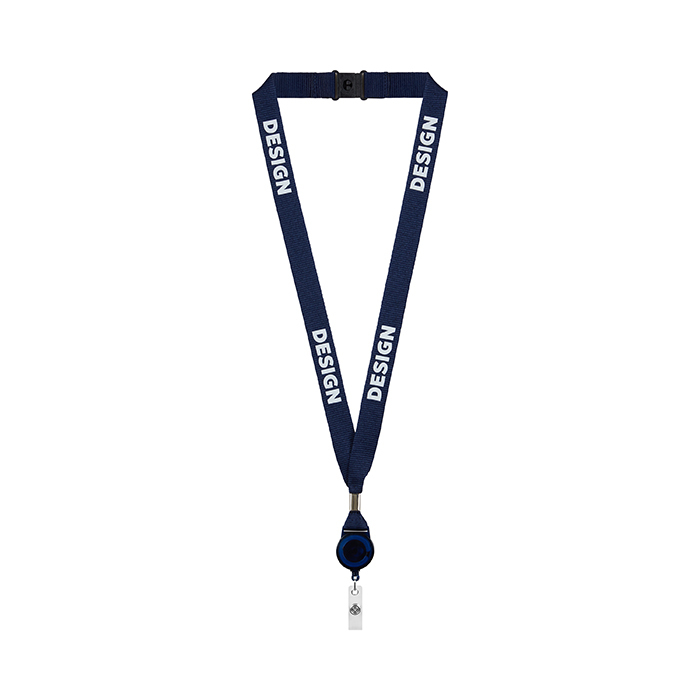 ML1166 Cordon enrouleur de badge sérigraphié RPET. Cordon avec impression en 1 coule... publicitaire personnalisé - vue 7