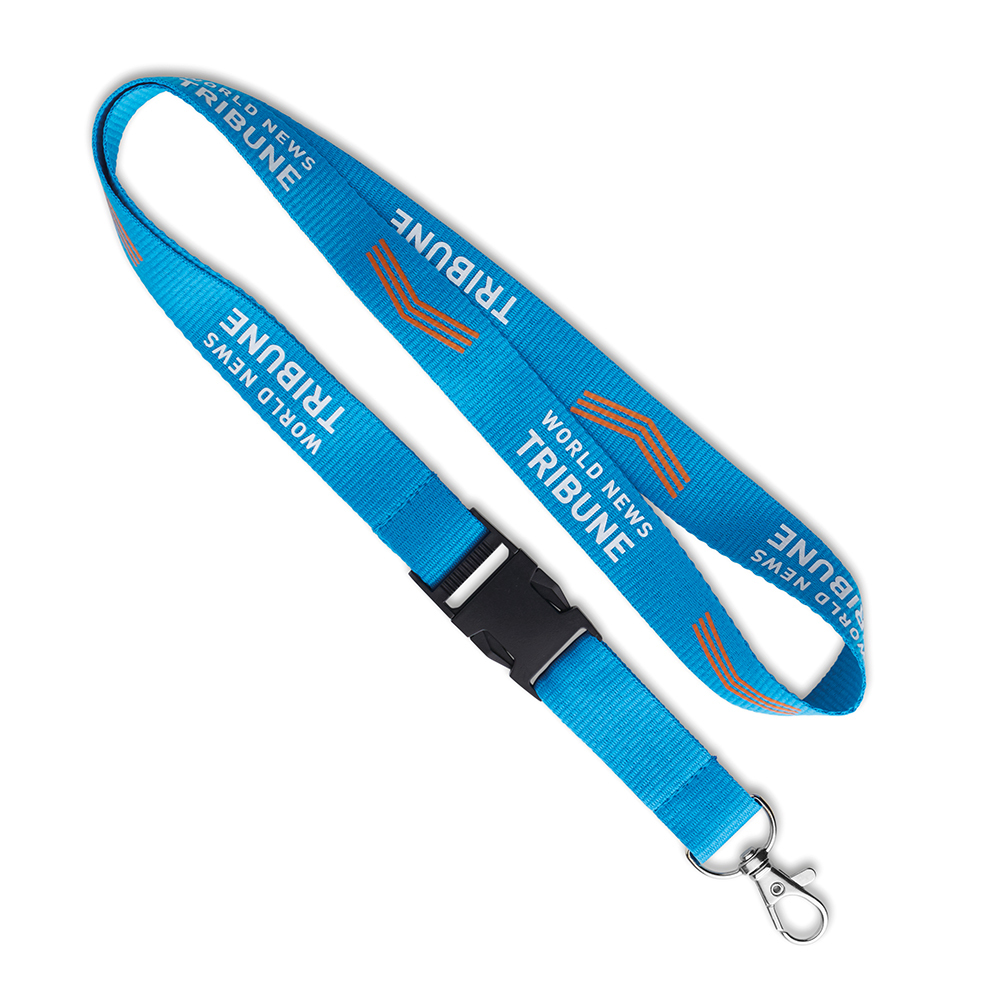 ML1203 Lanyard RPET avec boucle et impression 1 couleur sur 1 côté. publicitaire personnalisé - vue 7