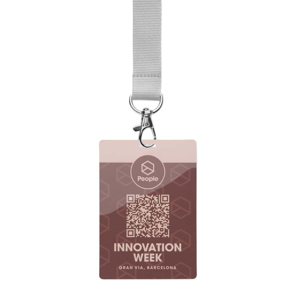 MLID03 Badges d'identification en PVC imprimés et durables (100x70mm) publicitaire personnalisé - vue 7