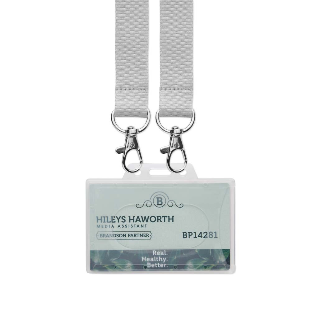 MLID05 Badges d'identification en papier laminé durable (54x86mm) publicitaire personnalisé - vue 7