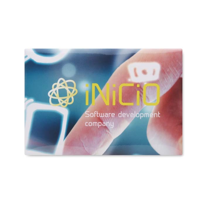 MPGC01 Lingette en microfibre en quadri (12x12cm). publicitaire personnalisé - vue 7