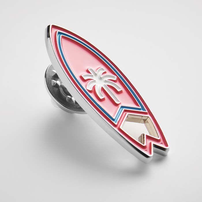 MPIN05 Pin's en alliage de zinc avec design en émail doux jusqu'à 3 couleurs. publicitaire personnalisé - vue 7