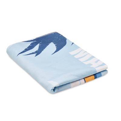 MT4011 Serviette de plage en polycoton imprimée en quadrichromie. publicitaire personnalisé - vue 7