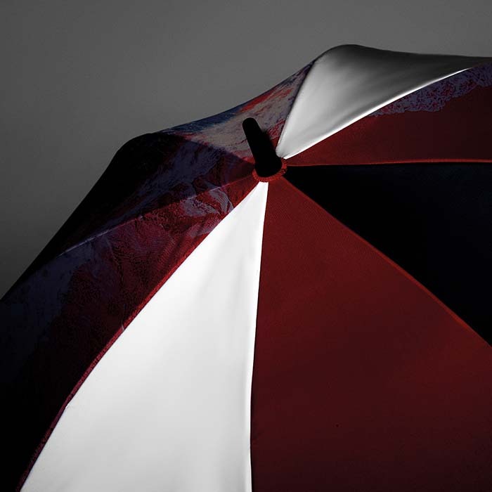 MU3012 ⌀102cm/23″. Motif en quadri (photo) sur tous les panneaux. publicitaire personnalisé - vue 7