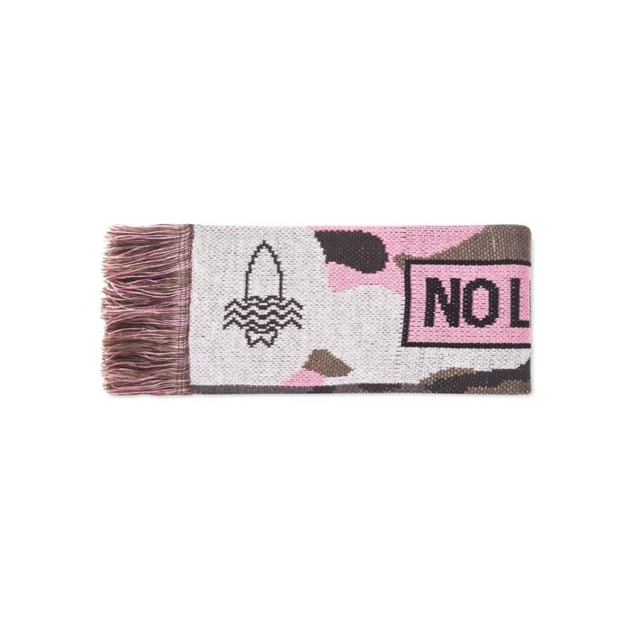 MW2007 Echarpe jacquard en acrylique double épaisseur avec votre motif multicolore p... publicitaire personnalisé - vue 7