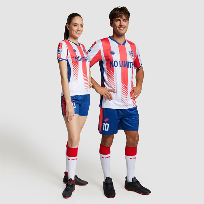 SG1307 Maillot sublimé à col en V emoussé Premier. publicitaire personnalisé - vue 7