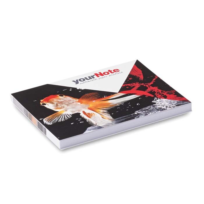 SNS200 Couverture souple en papier avec 100 notes adhésives imprimées. publicitaire personnalisé - vue 7