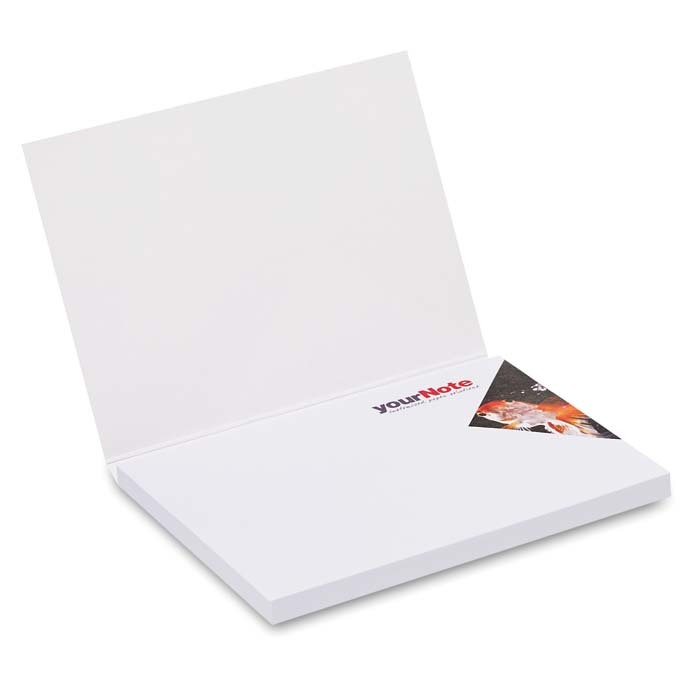 SNS250 Couverture souple en papier avec 50 notes adhésives imprimées. publicitaire personnalisé - vue 7