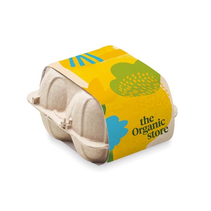 YC6886 Choisissez 4 graines différentes pour ce lot de 4 pots en terre cuite. publicitaire personnalisé - vue 7