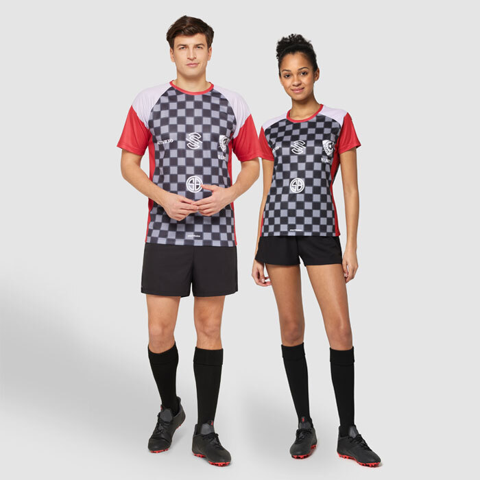 CG1021 Maillot raglan sublimé à col ras du cou en maille polyester. publicitaire personnalisé - vue 8