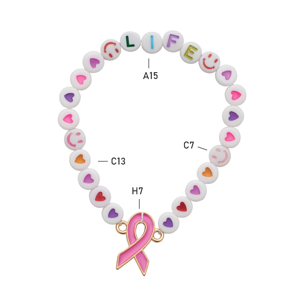 MCHM04 Bracelets à breloques personnalisés selon votre design avec la plus large gam... publicitaire personnalisé - vue 8