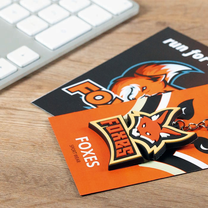 MK1001 Votre motif sur 1 face et un anneau fendu standard. (≤25cm2) publicitaire personnalisé - vue 8