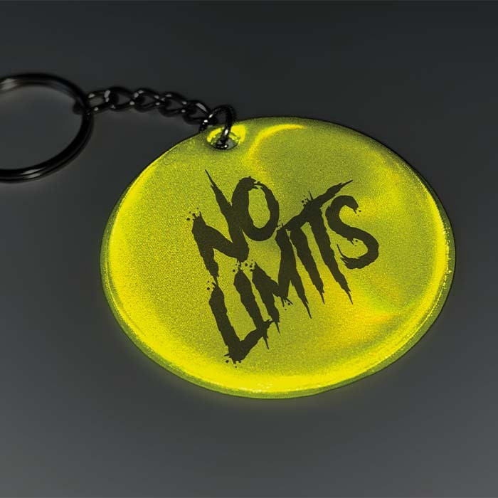 MK2029 Porte-clés de sécurité réfléchissant ⌀55mm (CE EN17353) publicitaire personnalisé - vue 8