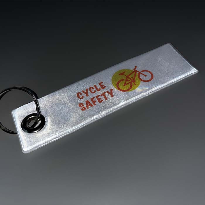 MK2030 Porte-clés de sécurité réfléchissant 3x11cm (CE EN17353) publicitaire personnalisé - vue 8