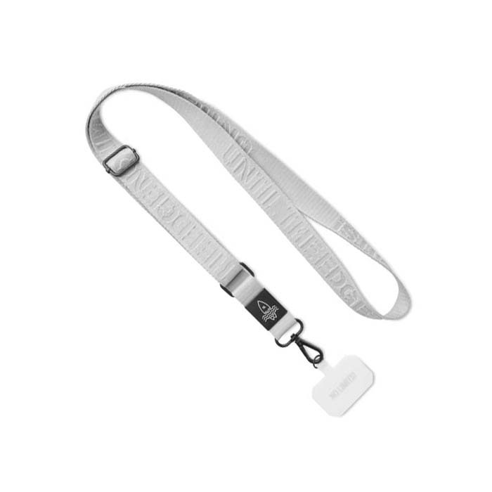 ML1076 Cordon pour téléphone avec plaque métallique pour la gravure du logo. publicitaire personnalisé - vue 8