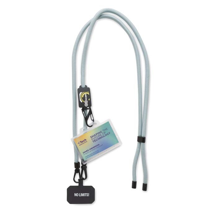 ML1079 Cordon porte téléphone crossbody avec mousqueton en option. publicitaire personnalisé - vue 8