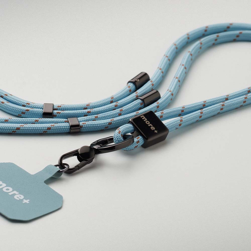 ML1093 Bandoulière et dragonne pour téléphone 2-en-1 bicolore. publicitaire personnalisé - vue 8