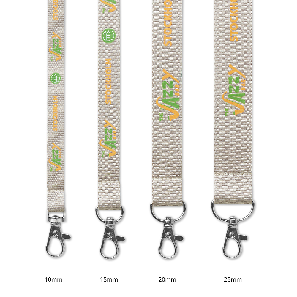 ML1101 Lanyard avec impression en 1 couleur sur 1 côté. publicitaire personnalisé - vue 8