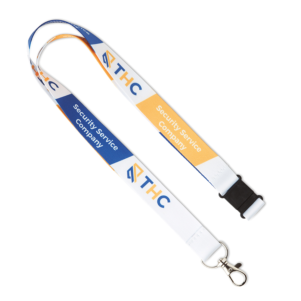 ML1104 Lanyard avec votre motif en quadri sur les deux faces. publicitaire personnalisé - vue 8
