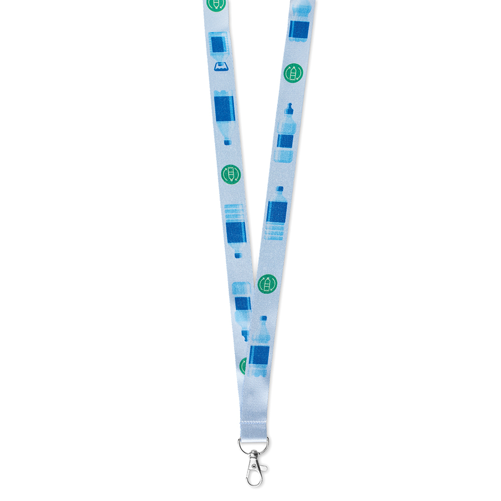 ML1303 Lanyard RPET avec votre design en quadri sur les deux faces. publicitaire personnalisé - vue 8